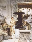 Alma-Tadema, Sir Lawrence The Sculpture Gallery (mk23) oil on canvas